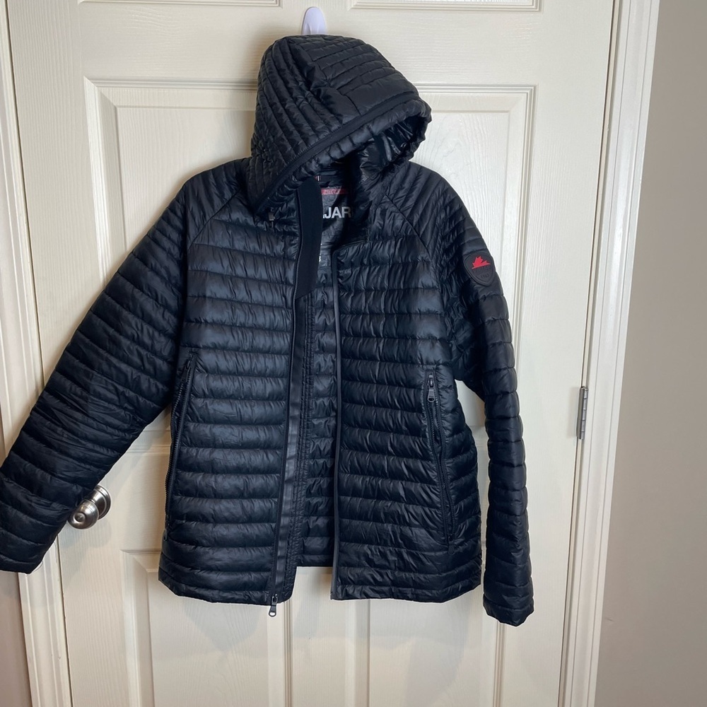 Pajar Walcott Black Quilted Hooded puffer Jacket medium black